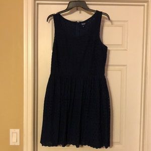 Old navy Navy Eyelet tank dress